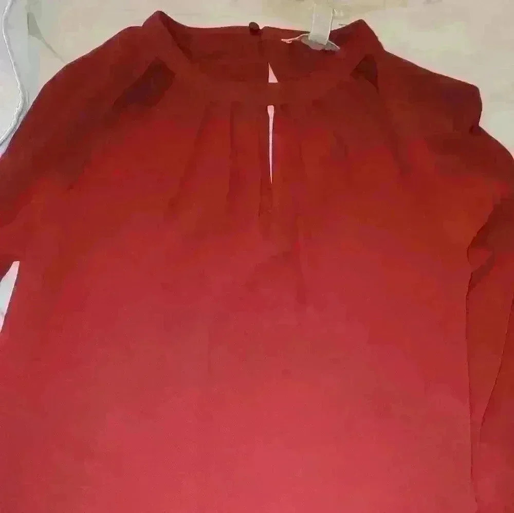 NWT MICHAEL KORS CINNIBAR BLOUSE